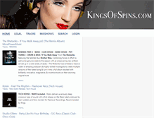 Tablet Screenshot of kingsofspins.com